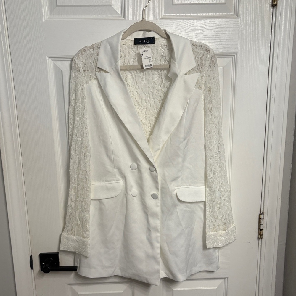 Akira White Romper